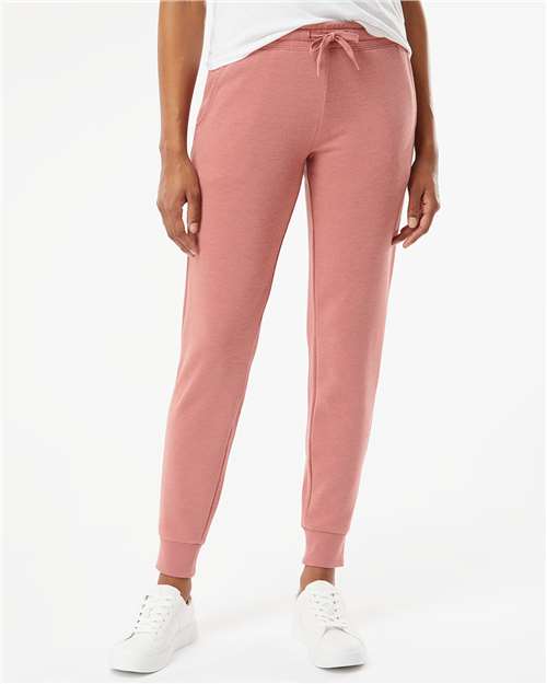 Independent Trading Co. PRM20PNT Women's California Wave Wash Sweatpants - Dusty Rose - model front