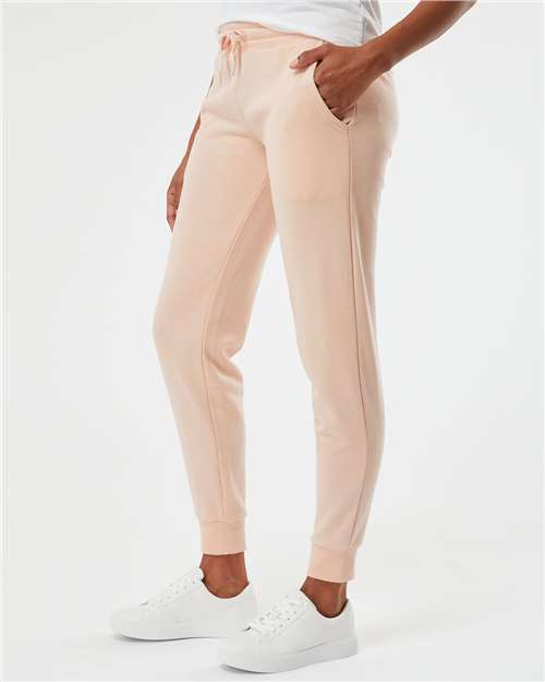 Independent Trading Co. PRM20PNT Women's California Wave Wash Sweatpants - Blush - model side