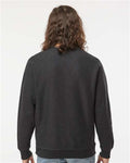 Independent Trading Co. IND5000C Unisex Legend Premium Heavyweight Cross-Grain Crewneck Sweatshirt - Charcoal Heather - model back