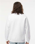 Independent Trading Co. IND5000C Unisex Legend Premium Heavyweight Cross-Grain Crewneck Sweatshirt - White - model back