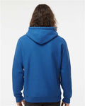 Independent Trading Co. IND5000P Unisex Legend Premium Heavyweight Cross-Grain Hooded Sweatshirt - Royal - model back