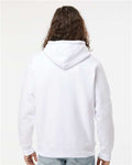 Independent Trading Co. IND5000P Unisex Legend Premium Heavyweight Cross-Grain Hooded Sweatshirt - White - model back