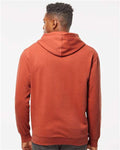 Independent Trading Co. PRM4500 Unisex Midweight Pigment-Dyed Hooded Sweatshirt - Pigment Amber - model back