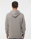 Independent Trading Co. PRM4500 Unisex Midweight Pigment-Dyed Hooded Sweatshirt - Pigment Cement - model back
