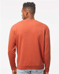 Independent Trading Co. PRM3500 Unisex Midweight Pigment-Dyed Crewneck Sweatshirt - Pigment Amber - model back