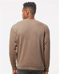 Independent Trading Co. PRM3500 Unisex Midweight Pigment-Dyed Crewneck Sweatshirt - Pigment Clay - model back