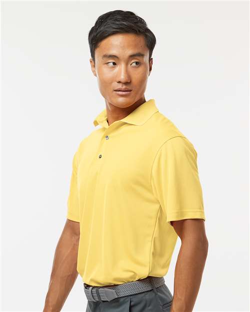 Paragon 100 Men's Saratoga Performance Mini Mesh Polo - Butter - model side
