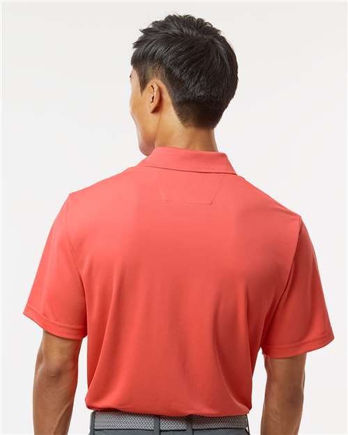 Paragon 100 Men's Saratoga Performance Mini Mesh Polo - Melon - model back