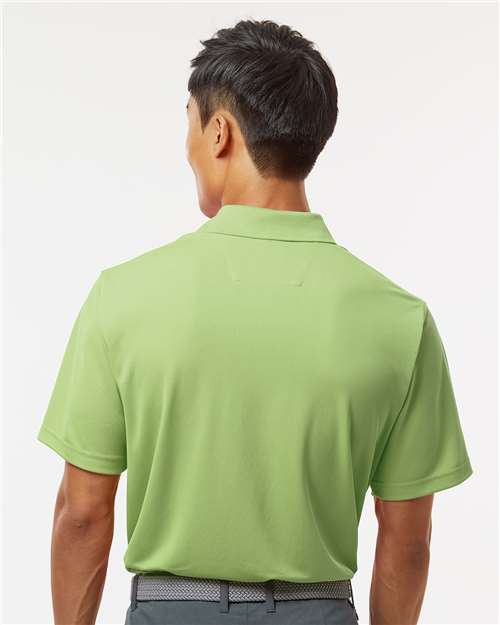 Paragon 100 Men's Saratoga Performance Mini Mesh Polo - Kiwi - model back