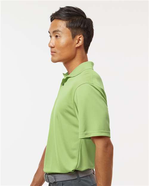 Paragon 100 Men's Saratoga Performance Mini Mesh Polo - Kiwi - model side