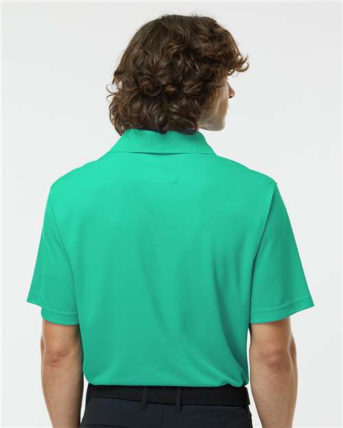 Paragon 100 Men's Saratoga Performance Mini Mesh Polo - Seagreen - model back