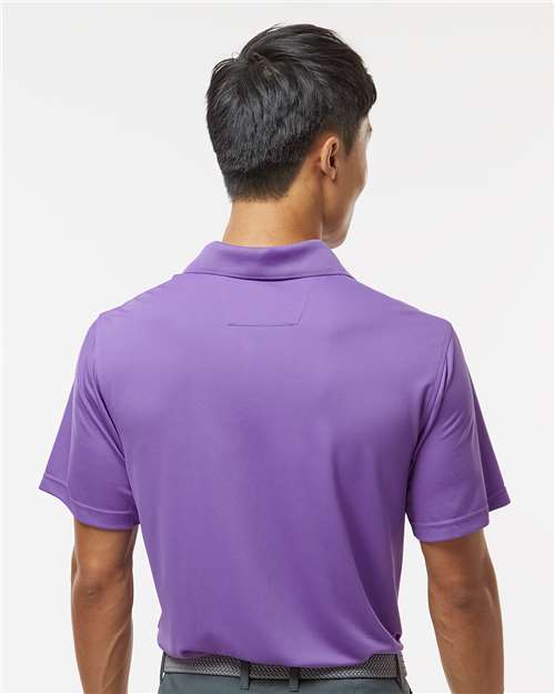 Paragon 100 Men's Saratoga Performance Mini Mesh Polo - Grape - model back