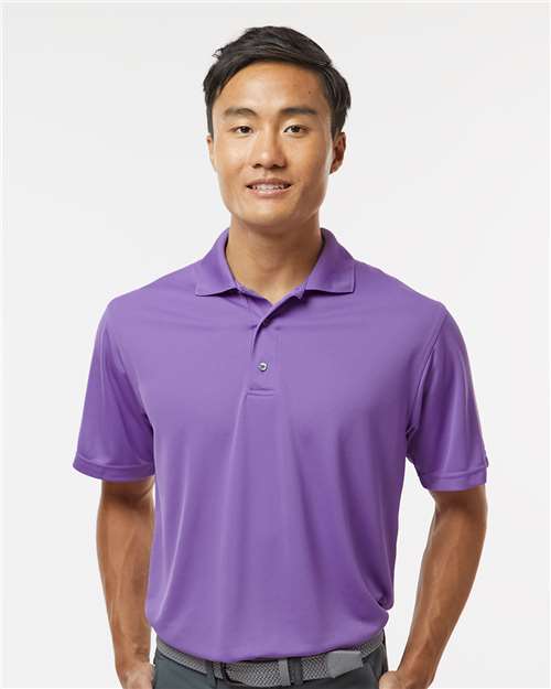 Paragon 100 Men's Saratoga Performance Mini Mesh Polo - Grape - model front