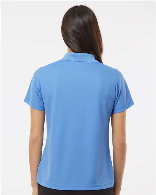 Paragon 104 Women's Saratoga Performance Mini Mesh Polo - Bimini Blue - model back