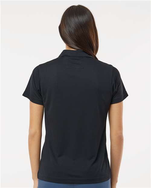 Paragon 104 Women's Saratoga Performance Mini Mesh Polo - Black - model back