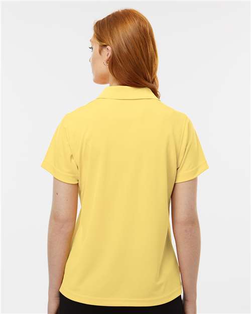 Paragon 104 Women's Saratoga Performance Mini Mesh Polo - Butter - model back