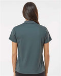 Paragon 104 Women's Saratoga Performance Mini Mesh Polo - Carbon - model back