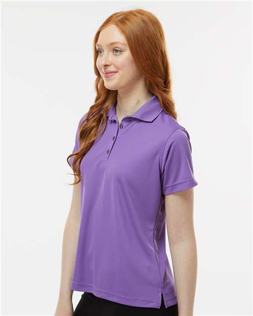 Paragon 104 Women's Saratoga Performance Mini Mesh Polo - Grape - model side