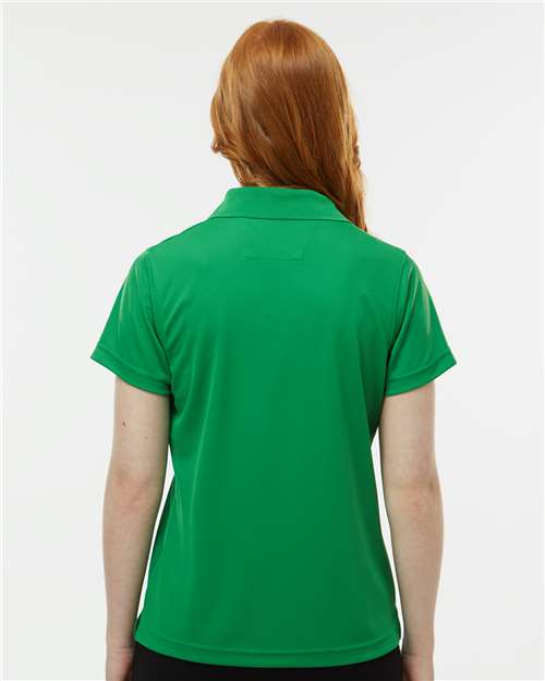 Paragon 104 Women's Saratoga Performance Mini Mesh Polo - Kelly - model back