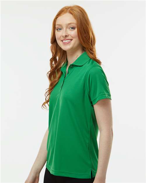 Paragon 104 Women's Saratoga Performance Mini Mesh Polo - Kelly - model side