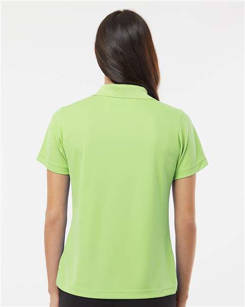 Paragon 104 Women's Saratoga Performance Mini Mesh Polo - Kiwi - model back