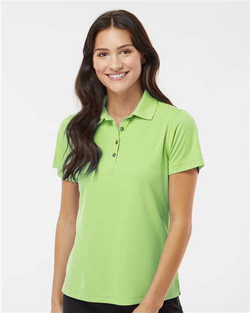 Paragon 104 Women's Saratoga Performance Mini Mesh Polo - Kiwi - model front