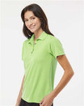Paragon 104 Women's Saratoga Performance Mini Mesh Polo - Kiwi - model side
