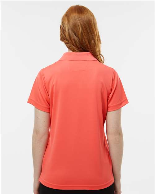 Paragon 104 Women's Saratoga Performance Mini Mesh Polo - Melon - model back