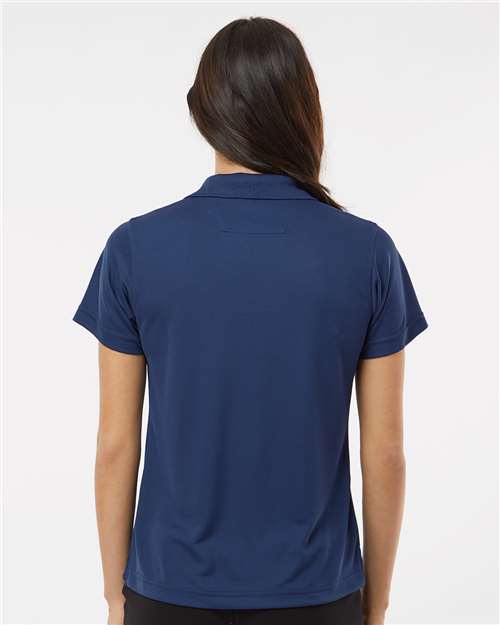 Paragon 104 Women's Saratoga Performance Mini Mesh Polo - Navy - model back