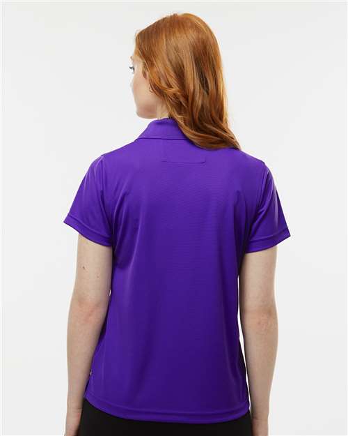 Paragon 104 Women's Saratoga Performance Mini Mesh Polo - Purple - model back