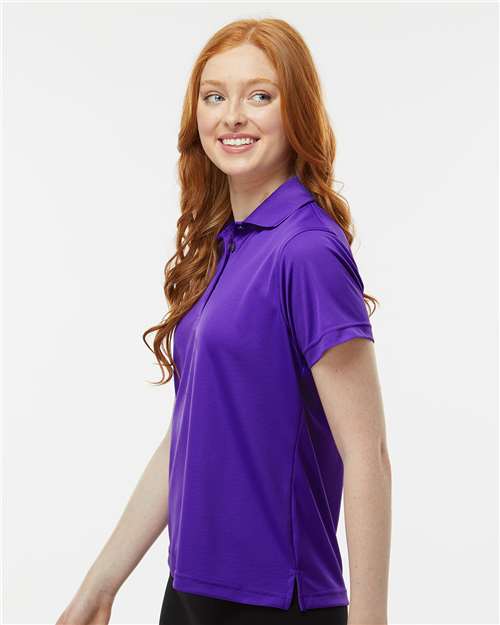 Paragon 104 Women's Saratoga Performance Mini Mesh Polo - Purple - model side
