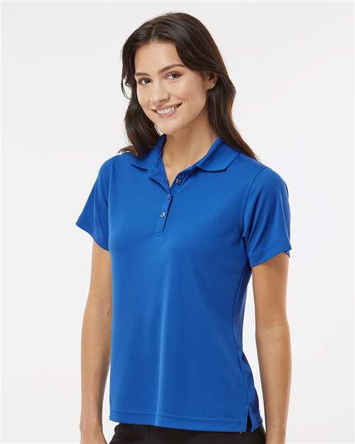 Paragon 104 Women's Saratoga Performance Mini Mesh Polo - Royal - model side