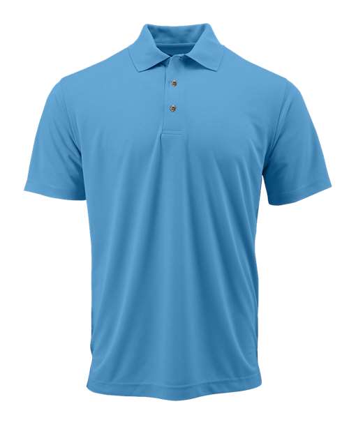 Paragon 108Y Youth Saratoga Performance Mini Mesh Polo - Bimini Blue - front
