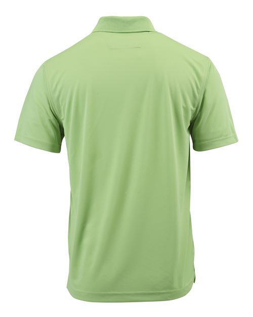 Paragon 108Y Youth Saratoga Performance Mini Mesh Polo - Kiwi - back