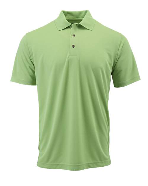 Paragon 108Y Youth Saratoga Performance Mini Mesh Polo - Kiwi - front