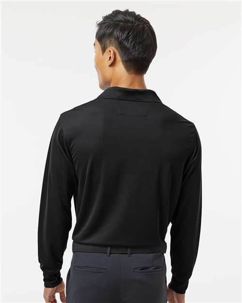 Paragon 110 Men's Prescott Long Sleeve Polo - Black - model back
