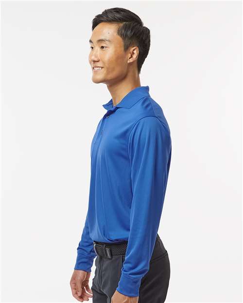 Paragon 110 Men's Prescott Long Sleeve Polo - Royal - model side