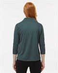 Paragon 120 Women's Lady Palm Three-Quarter Sleeve Polo - Carbon - model back