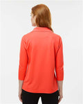 Paragon 120 Women's Lady Palm Three-Quarter Sleeve Polo - Melon - model back