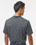 Paragon 130 Men's Dakota Striated Heather Polo - Black Heather - model back
