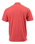 Paragon 130 Men's Dakota Striated Heather Polo - Melon Heather - back