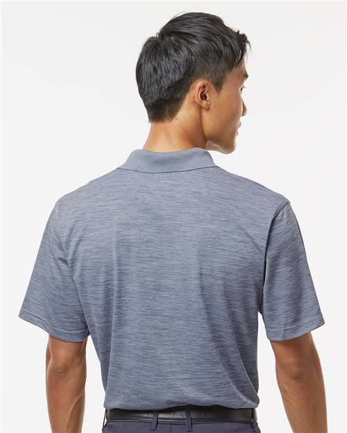 Paragon 130 Men's Dakota Striated Heather Polo - Steel Grey Heather - model back