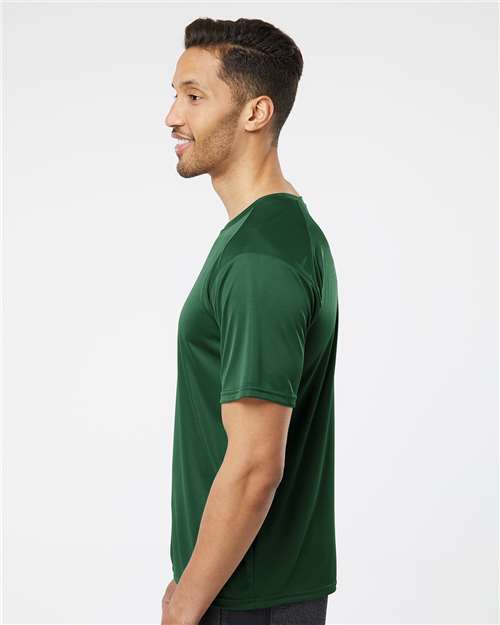 Paragon 200 Unisex Islander Performance T-Shirt - Hunter Green - model side