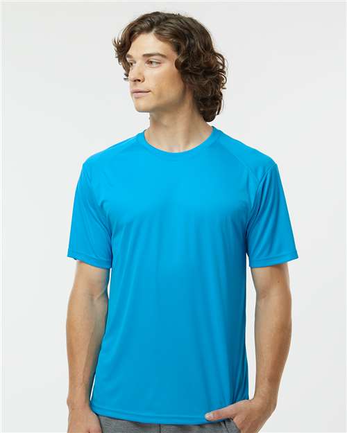Paragon 200 Unisex Islander Performance T-Shirt - Turquoise - model front