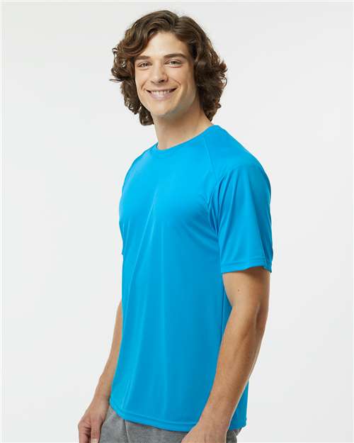 Paragon 200 Unisex Islander Performance T-Shirt - Turquoise - model side