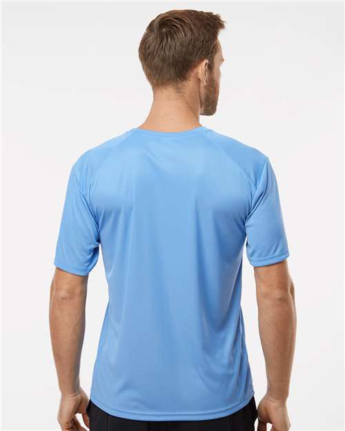 Paragon 200 Unisex Islander Performance T-Shirt - Bimini Blue - model back