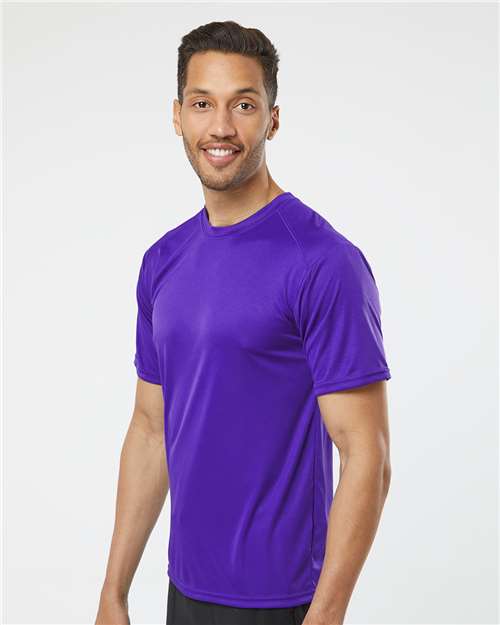 Paragon 200 Unisex Islander Performance T-Shirt - Purple - model side