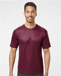 Paragon 200 Unisex Islander Performance T-Shirt - Maroon - model front