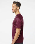 Paragon 200 Unisex Islander Performance T-Shirt - Maroon - model side