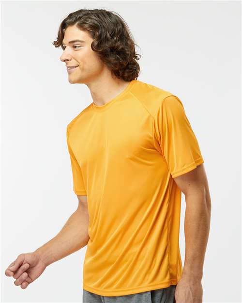 Paragon 200 Unisex Islander Performance T-Shirt - Gold - model side